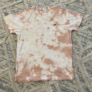 tie dye north face t shirt